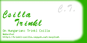 csilla trinkl business card
